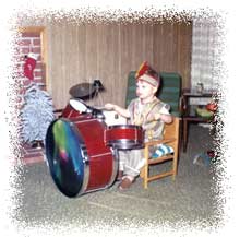 Craig Dukes: Drummer as a (very) young man 